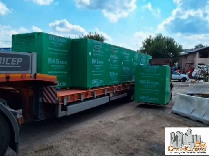 Газобетонные блоки / Пеноблоки вкблок D400, D600