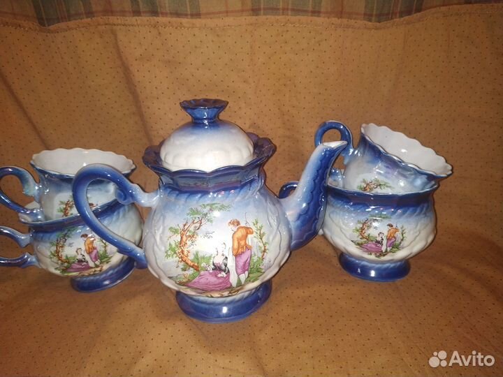 Ваза цветное стекло, Графин 