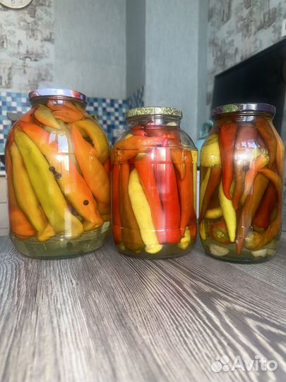 Перец острый маринованный
