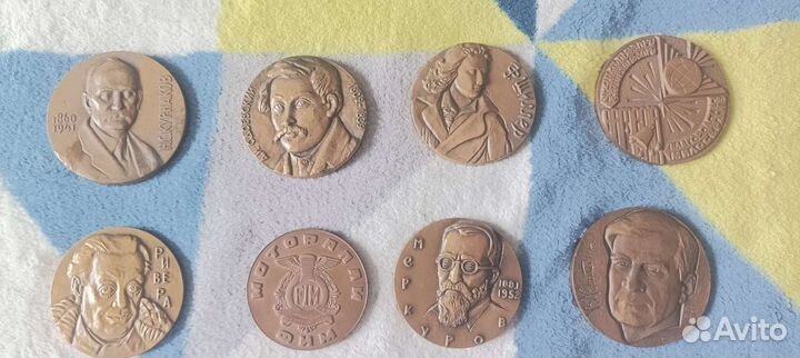 Настольные медали СССР