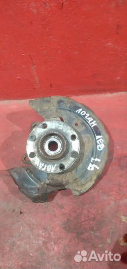 Рено логан кулак передний левый Renault Logan 1.6