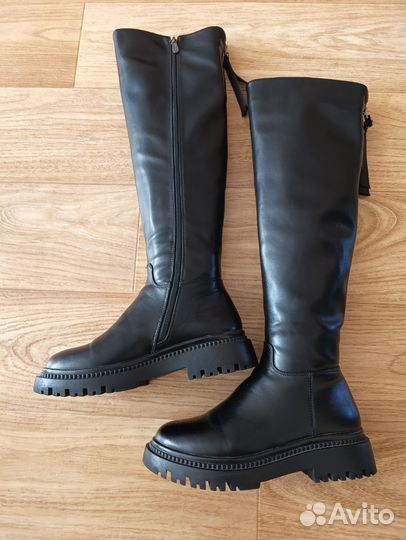 Сапоги зимние ботфорты