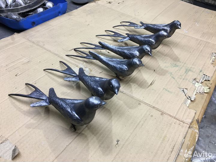 Ручная ковка. Кованные птицы. Воробушки