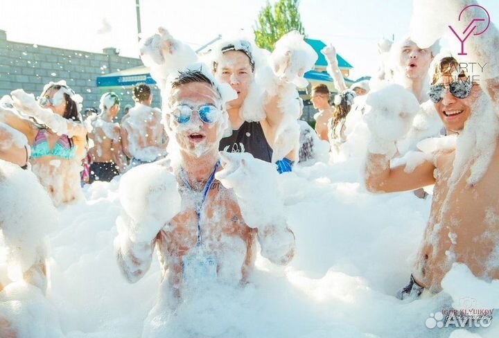 Пенная вечеринка пенное шоу пена-пати
