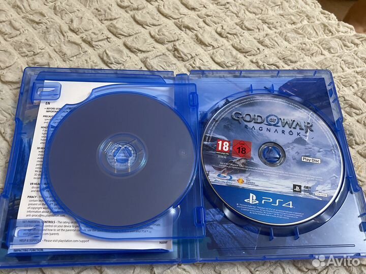 Игра для приставки ps4 God of war Ragnorok