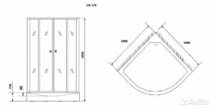 Душевая кабина Grossman GR-170