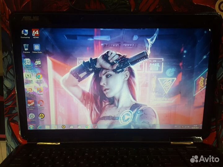 Шустрый ноутбук asus K50AF