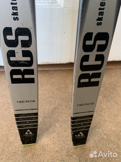 Лыжи беговые fisher rcs skatecut cold 192