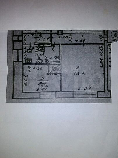 2-к. квартира, 36 м², 1/2 эт.