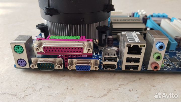 Материнская плата GA-G41M-ES2L + проц E5300