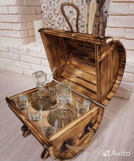 Мини - бар бочка