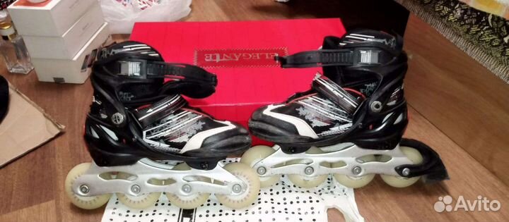 Роликовые коньки детские раздвижные для мальчика