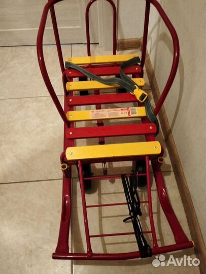 Детские санки на колесах