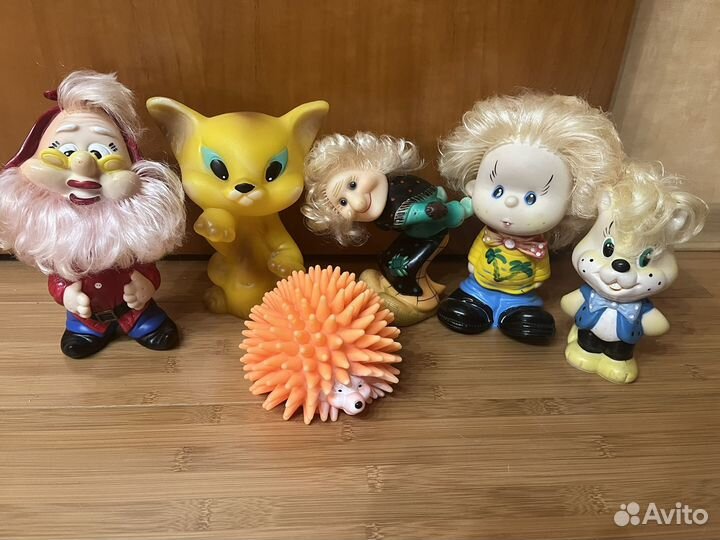 Резиновые игрушки СССР