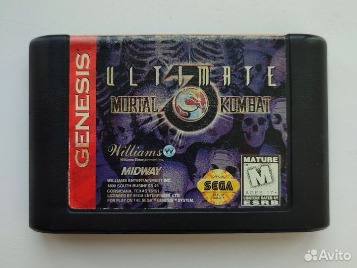 Mortal kombat 3 ultimate Sega genesis