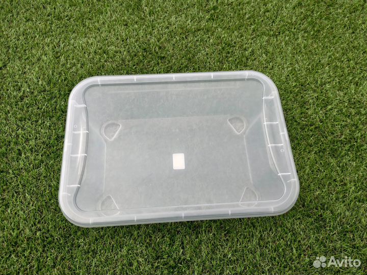 Контейнеры пластиковые прозрачные 38*27*15, 4 шт