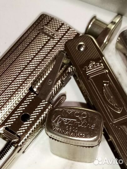 Подарочная бензин зажигалка imco в метал шкатулке