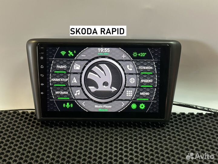 Магнитола на Skoda Rapid