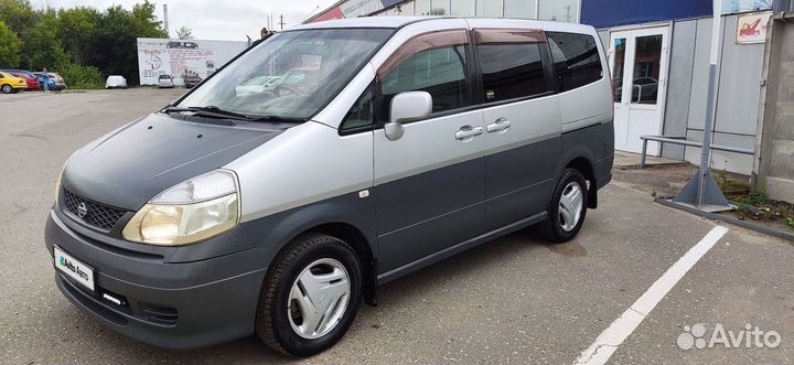 Nissan Serena 2.0 CVT, 2002, 300 000 км