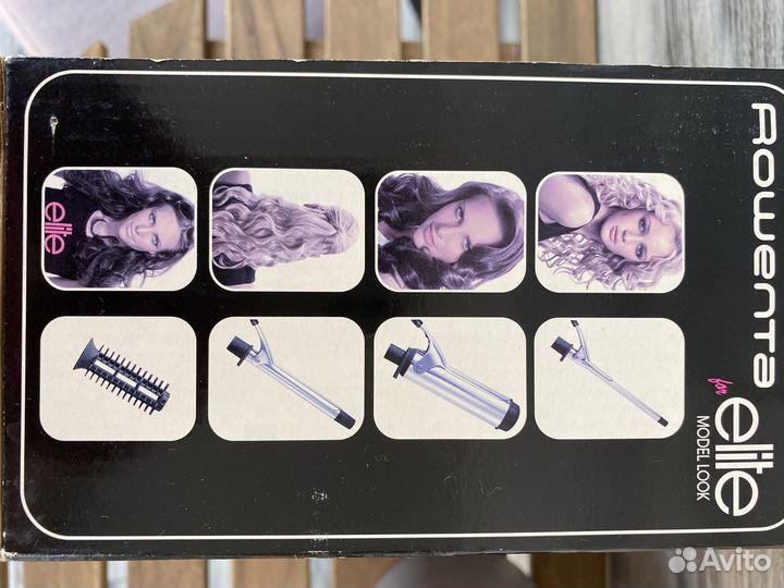 Плойка для волос rowenta с насадками