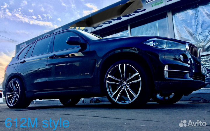 Бмв 612 Mстиль R21 5/120 разноширокие X5,X6