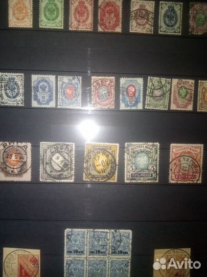 Альбом с марками царская Россия, ранние Советы