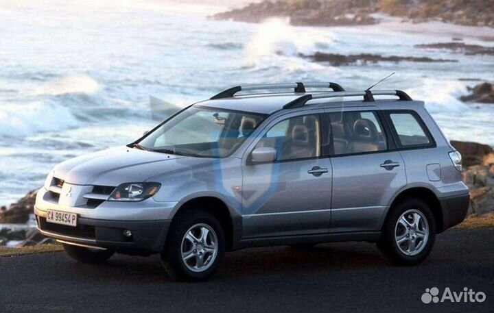 Порог Mitsubishi Outlander 2001-2008 (0,8мм)