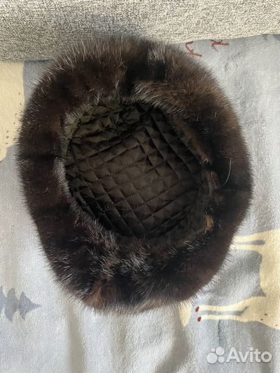 Норковая шапка мужская