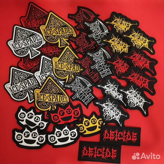 Нашивки рок ; рок атрибутика ; нашивки