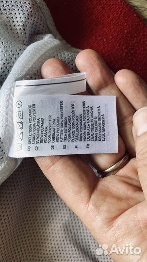 Ветровка H&M young 152 см 11-12 лет красная