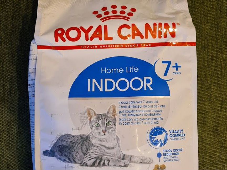 Кошачий корм "Royal Canin InDoor 7+", до 05.03.24