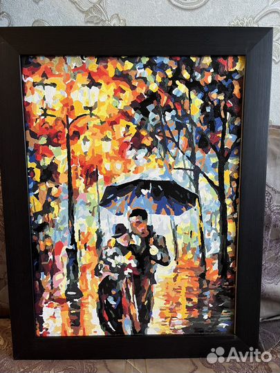 Картина по номерам, готовая