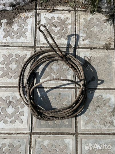 Трос буксировочный металлический