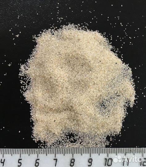 Песок для фильтра в бассейн 25кг фракция 0.4-0.8