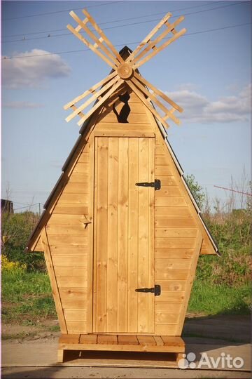Дачный туалет деревянный TVP570