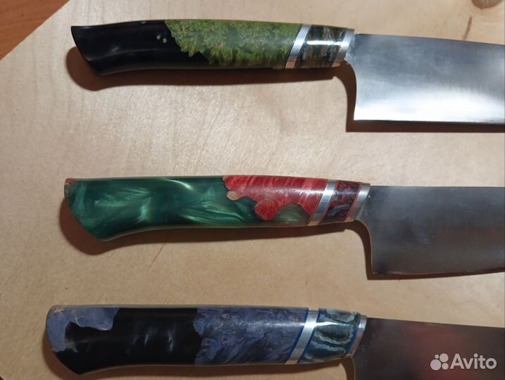 Кухонные ножи ручной работы(набор)