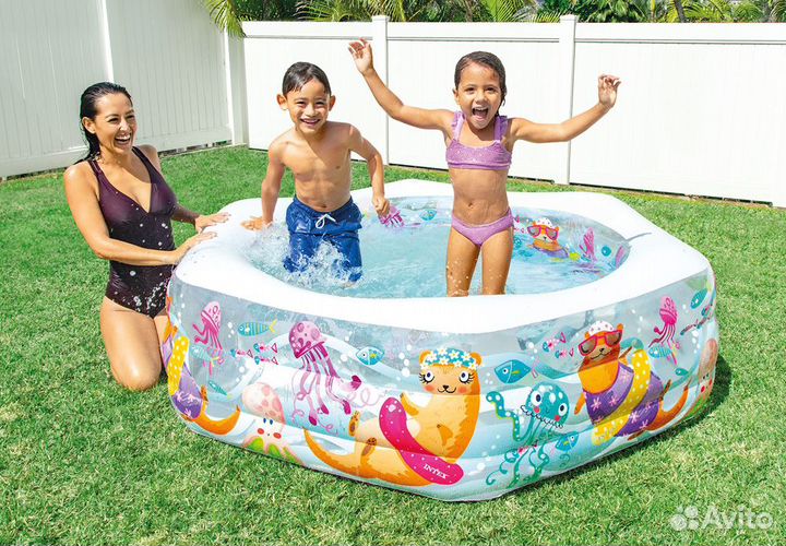 Надувной детский бассейн от 6 лет Intex 56493