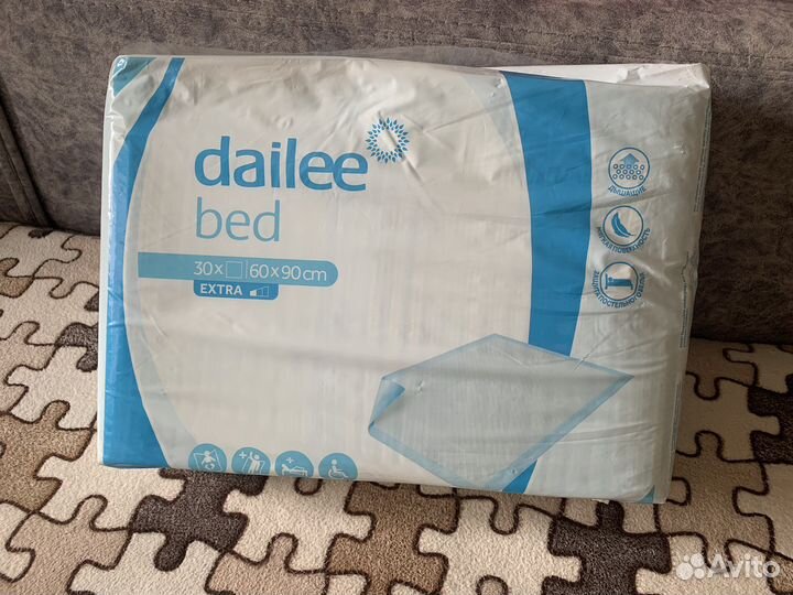 Пеленки одноразовые 60х90 30 штук