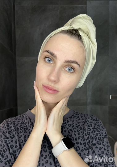 Шелковый тюрбан для сушки волос