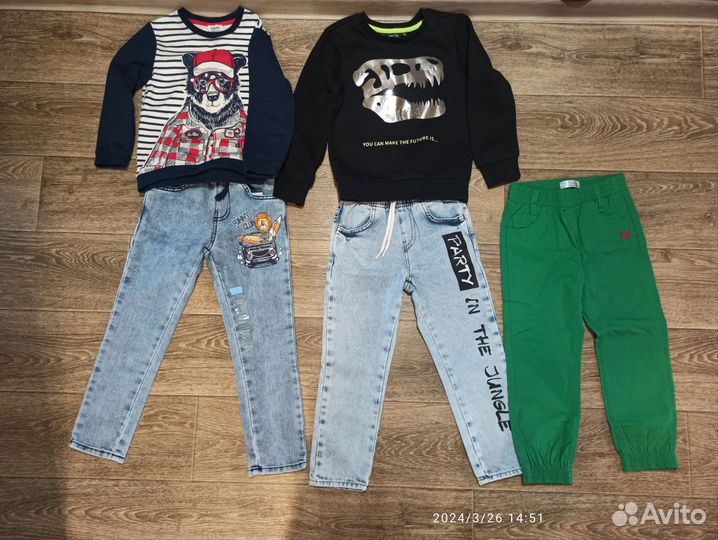 Новые вещи пакетом 104 110