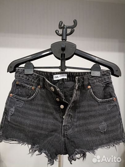 Джинсовые шорты Zara 36