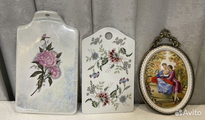 Фарфоровая доска, панно