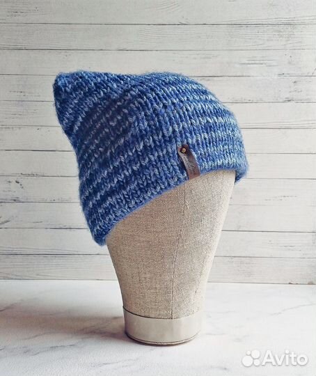 Шапка зимняя женская вязаная ручной работы