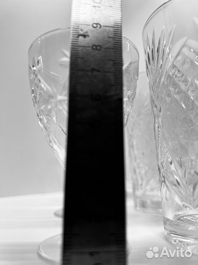 Хрустальные рюмки и стаканы СССР Винтаж
