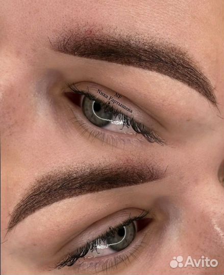 Пудровые бровки/перманент/перманентный макияж