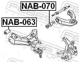 Сайлентблок NAB-063 NAB-063 Febest