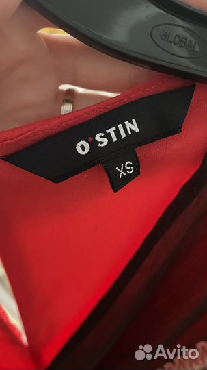 Платье ostin xs/s коралловое