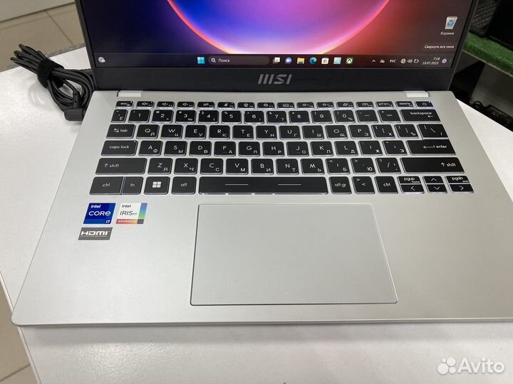 Свежий MSI Modern 14 C12M-238RU на гарантии