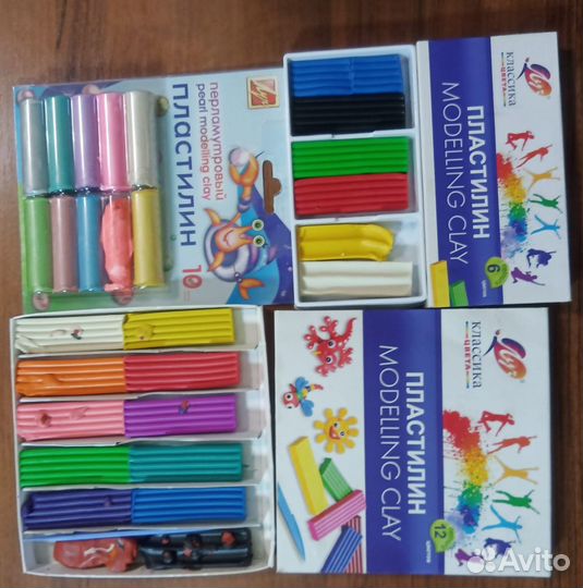 Школьные краски, пластилин
