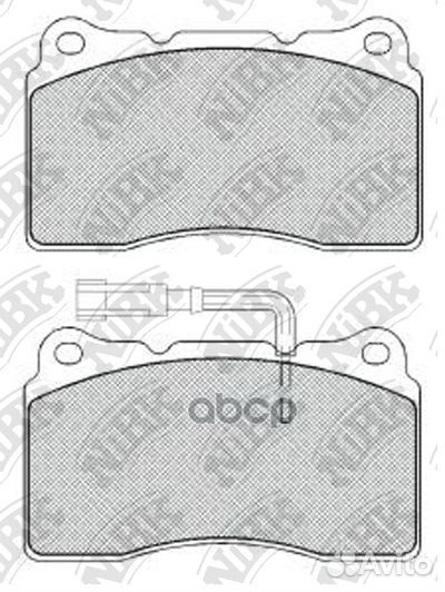 Колодки тормозные mitsubishi lancer EVO/subaru